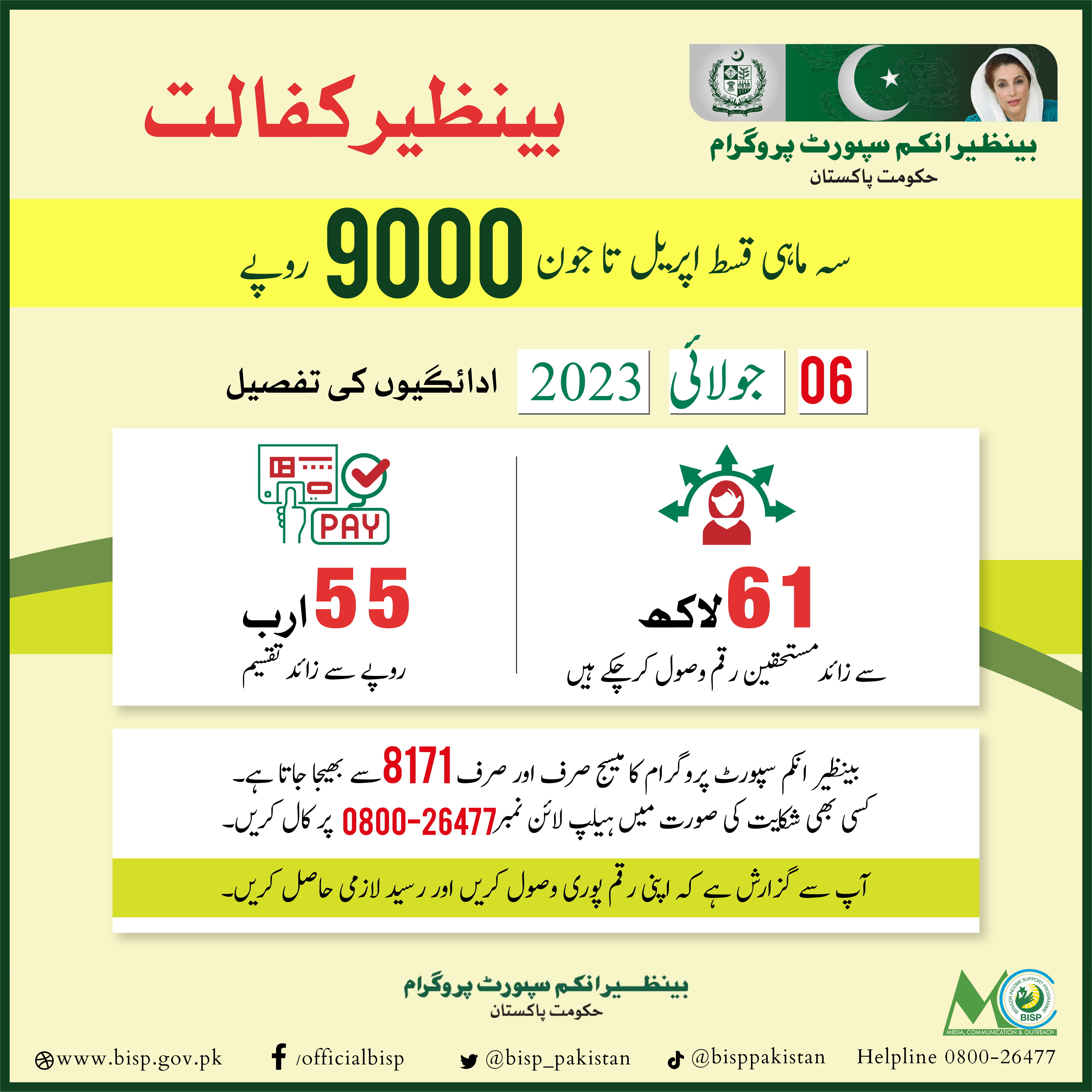 Income Support Programme Ministry of Poverty Alleviation and Social Safety